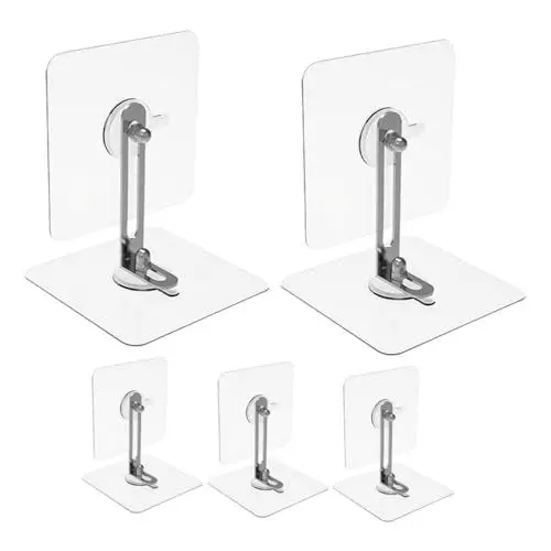 Produktbild: VICASKY 5sätze Wandanker Bücherregale Schrank Und Kommode Kippschutzgurte Zur Babysicherung Bohren Transparent Zum Anbringen Wand