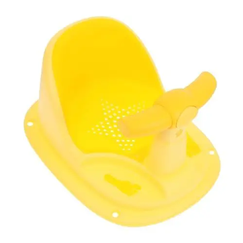 Produktbild: SECFOU Badewanne Für Dusche Badewannenstuhl Rutschfester Für Kleinkinder Sitz Für Die Badewanne Ideal Für Sicheres Mit Bunten Fußabdrücken Baby Badewannensitz Baby