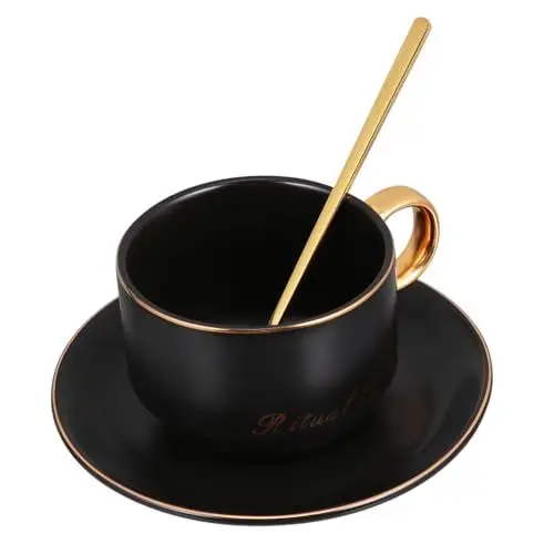 Produktbild: SECFOU Elegantes Bone China Weißes Teetassen-set Für Freunde