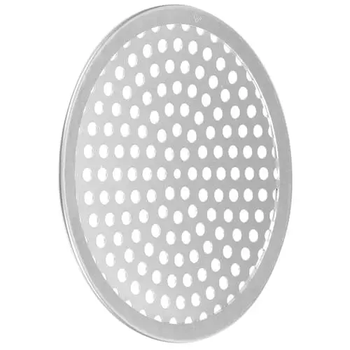 Produktbild: SECFOU Pizza Backform Mit Löchern Aus Aluminiumlegierung 1 Stück Küchenhelfer Für Knusprige Pizza Ideal Für Backofen Pizzablech Perforiert