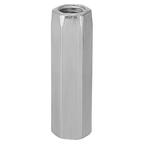 Produktbild: Sechskant-Kupplungsmutter, Akozon 5-teilig verzinkter Stahl M10 40/50 Sechskantgewindemutter Gewindebefestigungen(M10 40 13)