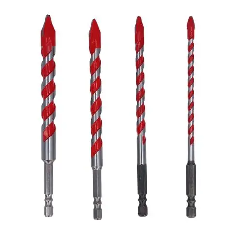 Produktbild: Sechskantschaft-Bohrer, Hochfestes M35-Hartmetall-Exzenter-Spiralbohrer-Set, 6/8/10/12 Mm Bohrer-Set, Kompatibel mit Elektrischen Bohrmaschinen und Tischbohrmaschinen