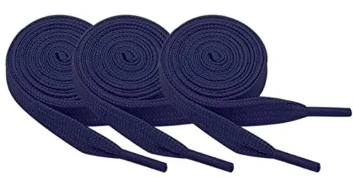 Produktbild: Sechunk Flache Schnürsenkel, 3 Paar, 29 Farben, 50cm - 200cm, verschiedene Längen