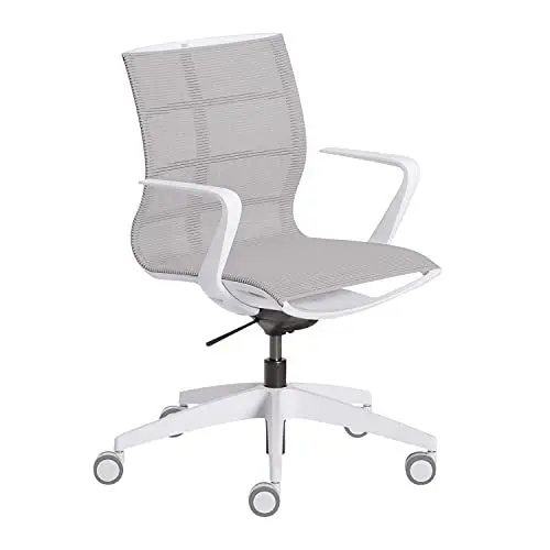 Produktbild: Sedus se:joy Bürostuhl, Drehstuhl, Konferenzstuhl, Designstuhl, Schreibtischstuhl Lichtgrau/weiß 86 x 78 x 99 cm