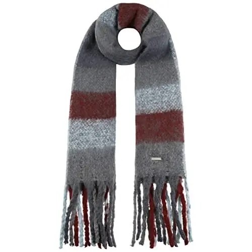 Produktbild: Seeberger Wollschal aqua/wine red - one size