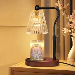 Produktbild: seenlast Kerzenwärmer Lampe, Duftlampe mit Timer und Dimmer, Elektrischer Kerzenwärmer Lampe, Vintage-Kerzenwärmer für Duftkerzen im Glas, Zuhause, Schlafzimmer, Dekoration