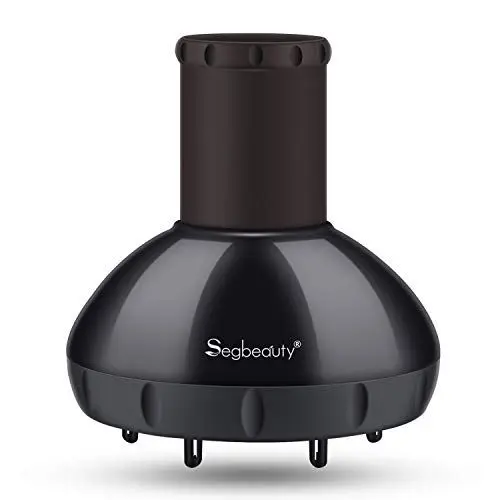 Produktbild: Segbeauty Haardiffusor für lockiges Haar, Verbesserter Diffusor für gewelltes Haar Professioneller Salon-Diffusor-Aufsatz ohne Kräuselung für Föhn mit 1,57 