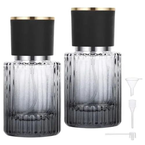 Produktbild: Segbeauty Parfum Zerstäuber für Unterwegs, 2 Stück Parfümzerstäuber 30ml, Zerstäuber Parfüm Glas, Parfümflasche Leer, Parfum Flaschen zum Abfüllen, für Datum, Party, Arbeit