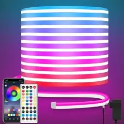 Produktbild: segrass LED neon Lights Strip 10M,DC 24V RGB LED neon Light Strip APP Fernbedienungen Steuerung Waterproof Flexible Neon LED Strip Lights for Bedroom,Room,Outdoors Decor