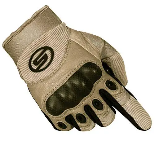 Produktbild: Seibertron Outdoor Handschuhe Herren Taktische Trainings Motorradhandschuhe Kletter Tactical Handschuhe Vollfinger Handschuhe Gilt für Radfahren Airsoft Militär Paintball Beige L