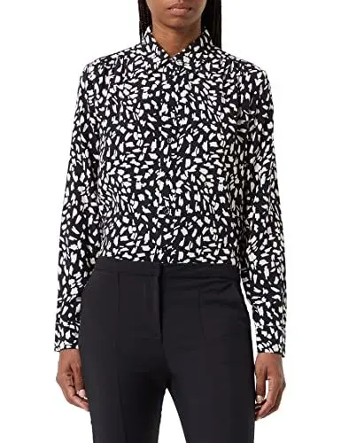 Produktbild: Seidensticker Damen 134111 Bluse, Schwarz, 40