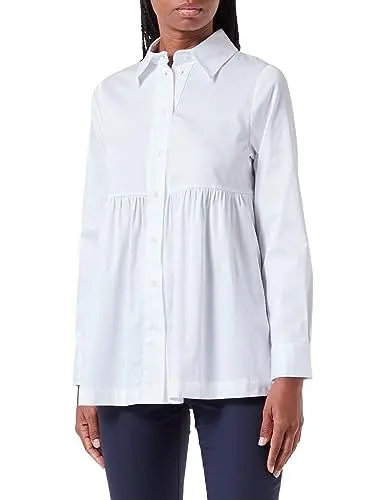 Produktbild: Seidensticker Damen Regular Fit Langarm Bluse, Weiß, 44