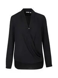 Produktbild: Seidensticker Damen Fashion 1/1-LANG-122645 Bluse, Schwarz, 36