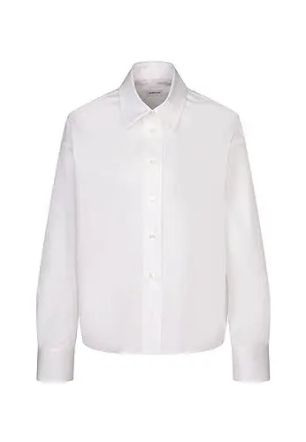 Produktbild: Seidensticker Damen Regular Fit Langarm Bluse, Weiß, 38 EU