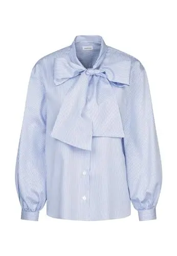 Produktbild: Seidensticker Damen Schluppenbluse Bluse, Hellblau, 42