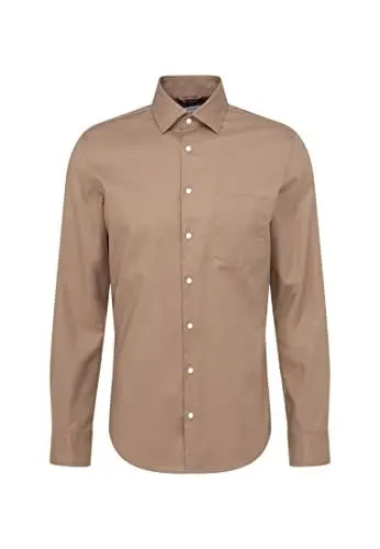 Produktbild: Seidensticker Herren 653080 Hemd, Braun, 40