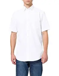 Produktbild: Seidensticker Herren Business-Hemd - Regular Fit - Bügelfrei - Button-Down-Kragen - Kurzarm - 100% Baumwolle