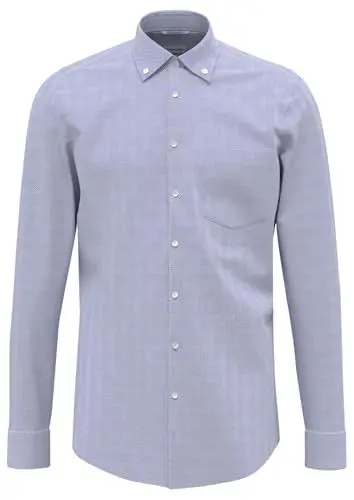 Produktbild: Seidensticker Herren Business Hemd - Regular Fit - Bügelfrei - Button-Down-Kragen - Langarm - 100% Baumwolle
