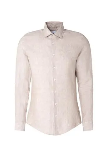 Produktbild: Seidensticker Herren Extra Slim Fit Langarm Hemd, Sand, 44