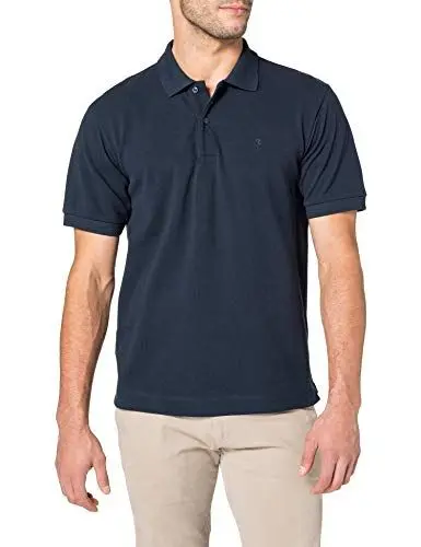 Produktbild: Seidensticker Herren Polo Pique - Regular Fit - Bügelleicht - Polo-Kragen - Kurzarm - 100% Baumwolle Navy XXL