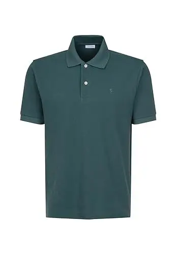 Produktbild: Seidensticker Herren Regular Fit Kurzarm Polo-shirt Polohemd, Grün, M EU