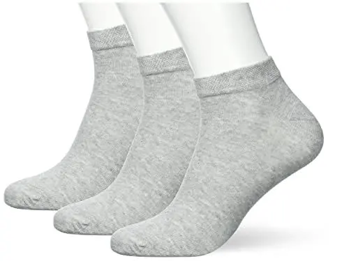 Produktbild: Seidensticker Herren Sneaker Socken, Hellgrau, 39 EU