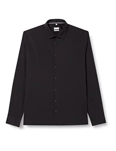 Produktbild: Seidensticker Men's Shaped Fit Hemd Langarm Shirt, Dunkelgrau, 46