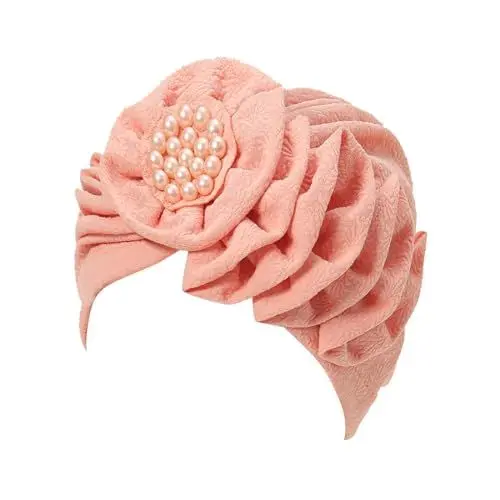 Produktbild: Seidentuch Seidenschal Damen 100 Seide Einfarbig Frauen Eid Al Fitr Saison Einfarbig Faltig Lange Streifen Einseitig Aufkleber Kopftuch Hut Muslimischen Motorrad Tuch Gesicht (Pink, One Size)