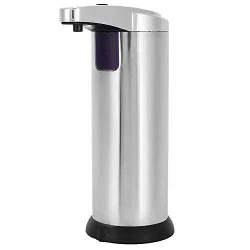 Produktbild: Seifenspender, 13,5 oz Automatischer Induktionsseifenspender Infrarot-Bewegungssensor Flasche Badezimmer Büro Zuhause für Flüssigseife Lotion Shampoo Conditioner Flasche