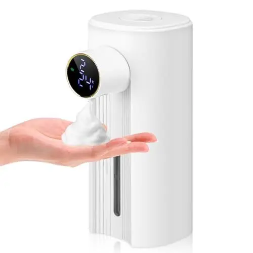 Produktbild: Seifenspender Automatisch Elektrische Seifenspender Sensor Mit Sensor Seifenspender Automatischer Schaum Soap Dispenser Automatic No Touch Schaumspender FüR Bad,KüChe,BüRo Weiß