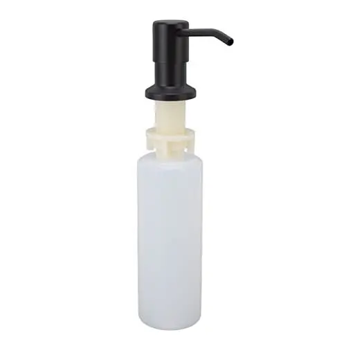 Produktbild: Spülbecken-Seifenspender kitchen soap einfach zu installierender, langlebiger, um 360 ° drehbarer Seifenspender 300 ml für die Küche(Schwarz) Distributeurs de savon et lotion