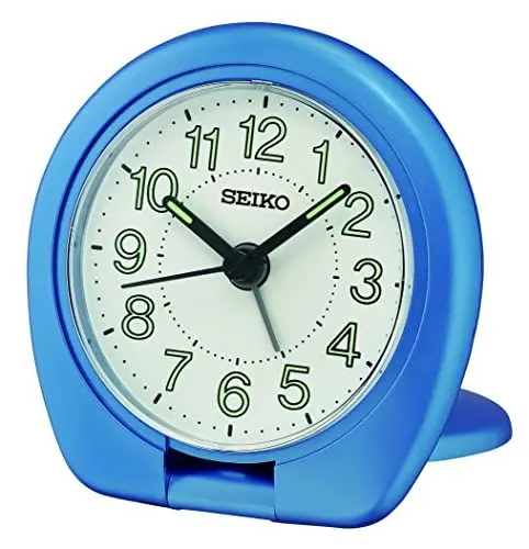 Produktbild: Seiko Clock Reisewecker analog blau QHT018L