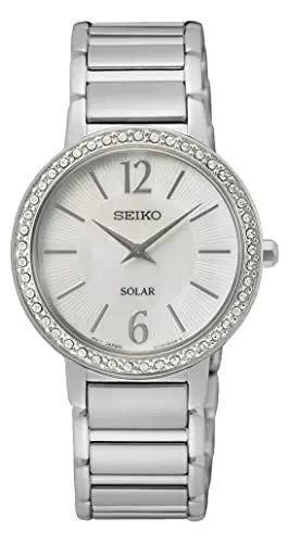 Produktbild: Seiko Damen Analog Quarz Uhr mit Edelstahl Armband SUP467P1