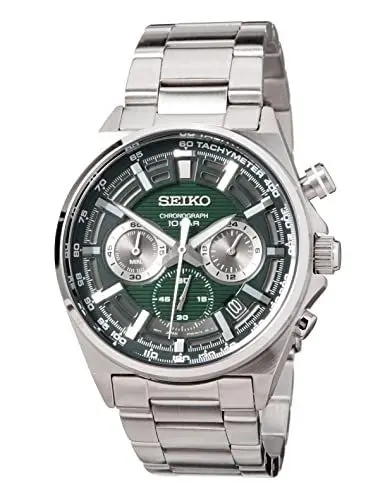 Produktbild: Seiko Herren-Uhr Quarz Edelstahl mit Edelstahlband SSB405P1, Silber