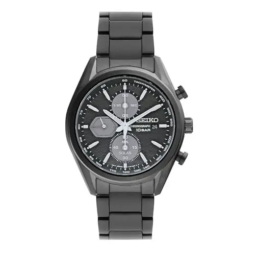 Produktbild: Seiko Herren-Uhr Quarz Edelstahl mit Edelstahlband SSC773P1, Grau