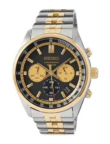 Produktbild: Seiko Herren Analog Quarz Uhr mit Edelstahl Armband SSB413P1