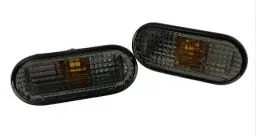 Produktbild: Seitenblinker Schwarz Oval Links+Rechts Set Kompatibel mit VW Passat 3B Golf 4 Bora Lupo T5 Sharan