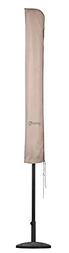 Produktbild: Sekey Premium Schutzhülle für 300 cm Sonnenschirm | Mit Montagestab & Reißverschluss (175×30,5/36,5 cm) – Wasserdicht, UV 50+