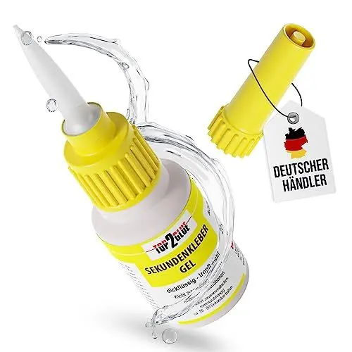 Produktbild: Sekundenkleber GEL extra stark universal - Superkleber wasserfest, hitzebeständig, flexibel - Spezialverschluss gegen Austrocknung - Alleskleber für Plastik, Kunststoff, Keramik, Holz, Metall uvm.