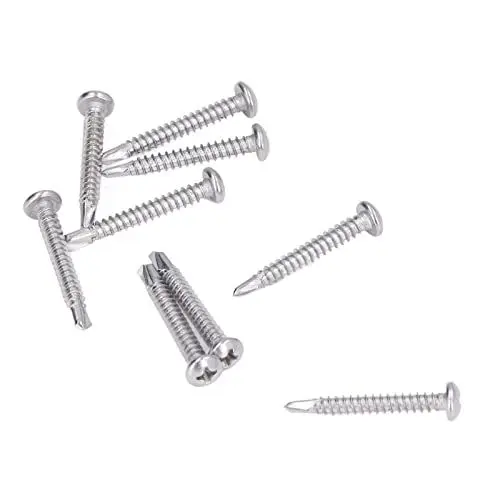 Produktbild: Selbstbohrschraube Edelstahl -Befestigungselement -Set -Kit -Quer -Rundkopf M4.2x32