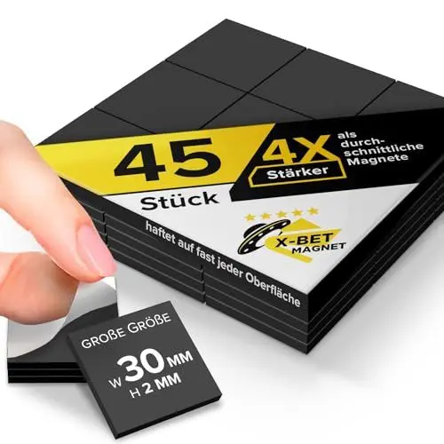 Produktbild: Selbstklebende Magnete (Groß 45)
