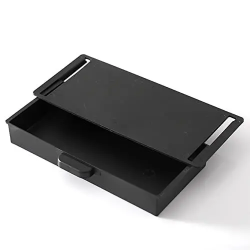 Produktbild: Selbstklebende Schublade unter Schreibtisch, Schubladen Organizer Aufbewahrungsbox Mini, Selbstklebende Schubladen Organizer für Büro, Versteckte Schubladenbox
