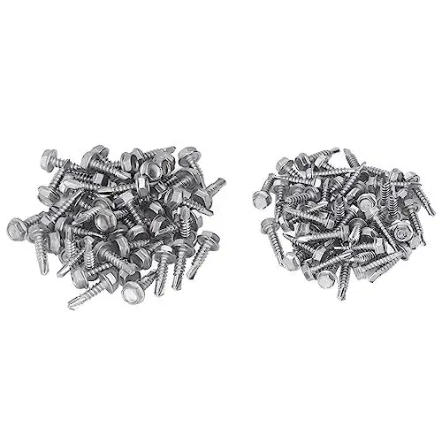 Produktbild: Selbstschneidende Schraube, rostfreie Sechskantbohrschrauben, Korrosionsbeständigkeit, 4,2 x 19 mm, 4,8 x 19 mm, für Holzmöbel