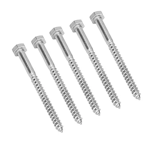 Produktbild: Selbstschneidende Sechskant-Blechschrauben, langlebige DIN571-Standard-Blechschraube für Zimmerei (M6*90MM)