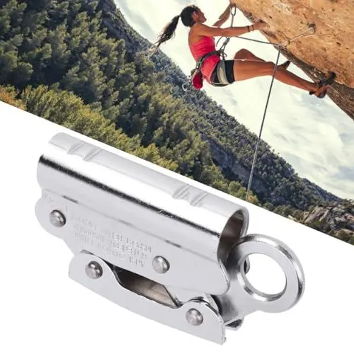 Produktbild: Selbstsichernde Kletterausrüstung aus Legiertem Stahl für Hohe Tragfähigkeit, Geringes Gewicht, 6 KN Spannung, Arbeitssicherheitsschutz aus der Luft mit Anti-Drop-Werkzeug