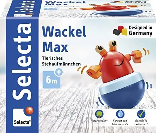 Produktbild: Selecta 61066 Wackel Max, Wackelfigur, Mehrfarbig