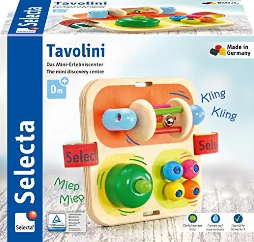 Produktbild: Selecta 62014 Tavolini, Motorikspielzeug aus Holz, 14 cm