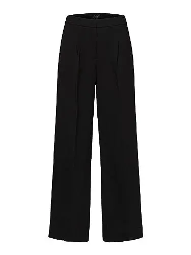 Produktbild: SELECTED FEMME Damen Slftinni Mw Wide Pant N Noos, Schwarz, 40W / 30L