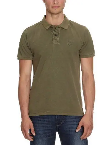 Produktbild: SELECTED HOMME Herren Poloshirt Regular Fit 16025996 Soho ss polo Khaki Green, Gr. 50 (M), Grün (Khaki Green)