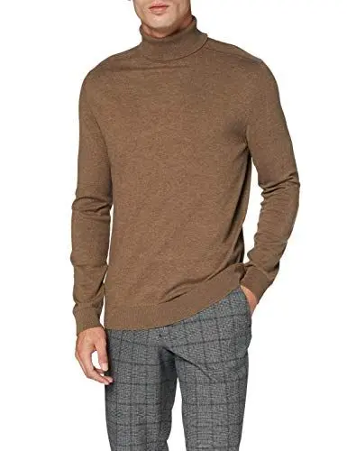 Produktbild: SELECTED HOMME Herren SLHBERG ROLL Neck B NOOS 16074684, Teak/Melange, XL